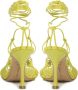 Bottega Veneta Kiwi Leren Open Teen Sandalen Green Dames - Thumbnail 3