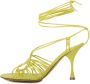 Bottega Veneta Kiwi Leren Open Teen Sandalen Green Dames - Thumbnail 4