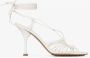 Bottega Veneta Lagoon Nappa Dot Sandalen White Dames - Thumbnail 2