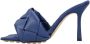 Bottega Veneta Leather mules Blue Dames - Thumbnail 3