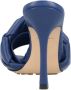 Bottega Veneta Leather mules Blue Dames - Thumbnail 4