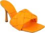 Bottega Veneta Leather mules Orange Dames - Thumbnail 2