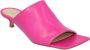 Bottega Veneta Leather mules Pink Dames - Thumbnail 2