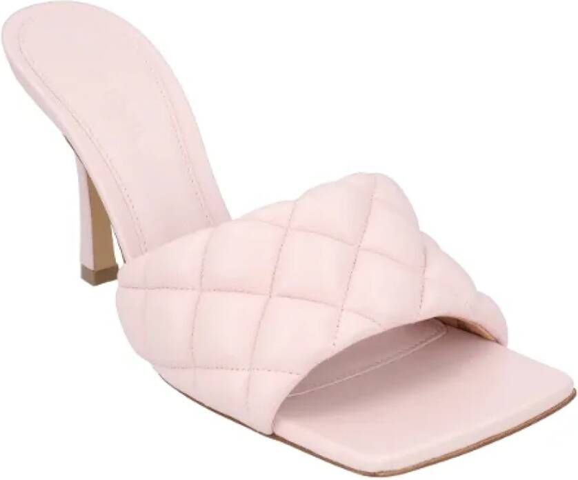 Bottega Veneta Leather mules Pink Dames