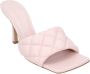 Bottega Veneta Leather mules Pink Dames - Thumbnail 2