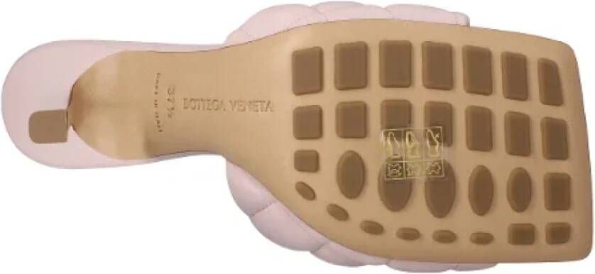 Bottega Veneta Leather mules Pink Dames