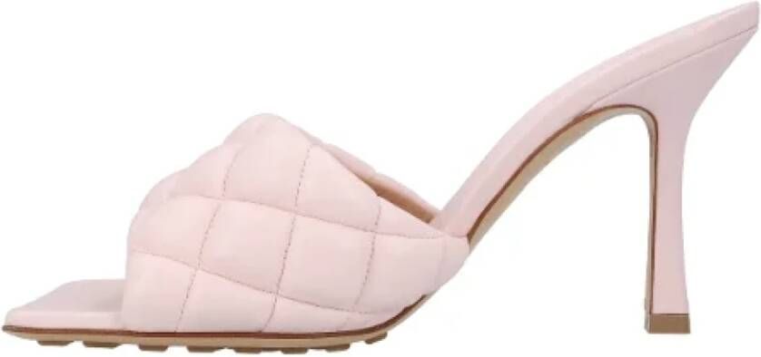 Bottega Veneta Leather mules Pink Dames