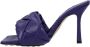 Bottega Veneta Leather mules Purple Dames - Thumbnail 3