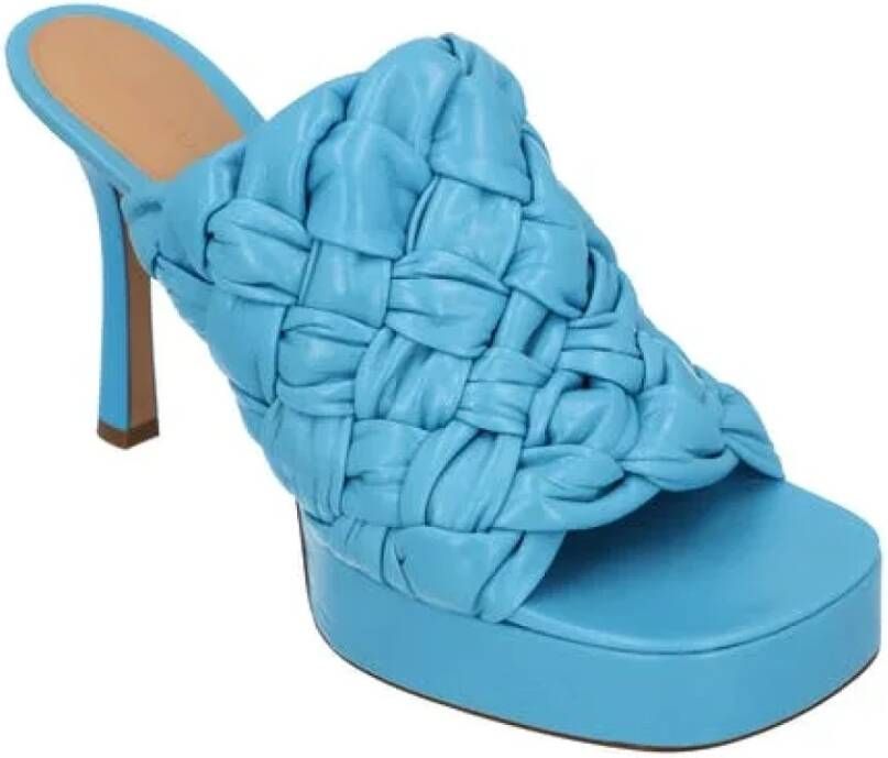 Bottega Veneta Leather sandals Blue Dames