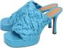 Bottega Veneta Leather sandals Blue Dames - Thumbnail 3