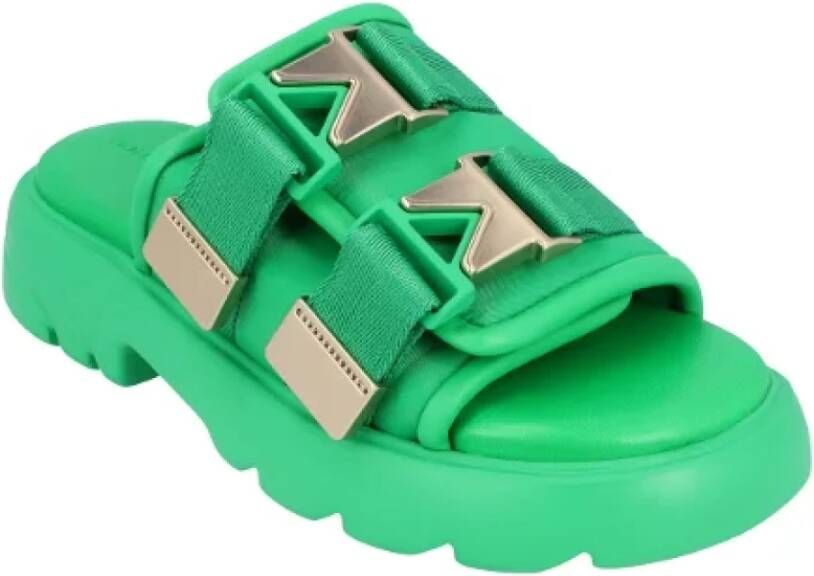 Bottega Veneta Leather sandals Green Dames