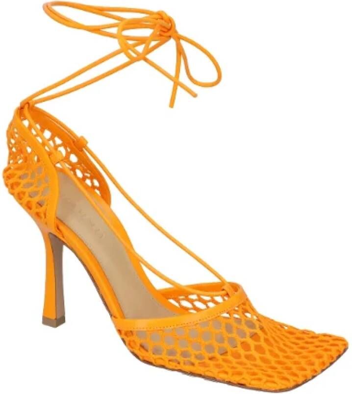 Bottega Veneta Leather sandals Orange Dames