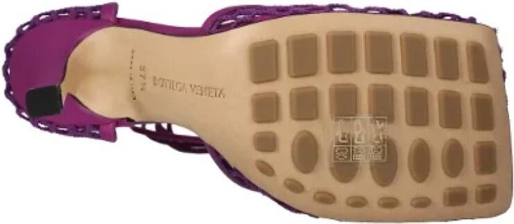 Bottega Veneta Leather sandals Purple Dames