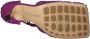 Bottega Veneta Leather sandals Purple Dames - Thumbnail 5