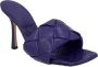 Bottega Veneta Leather sandals Purple Dames - Thumbnail 2