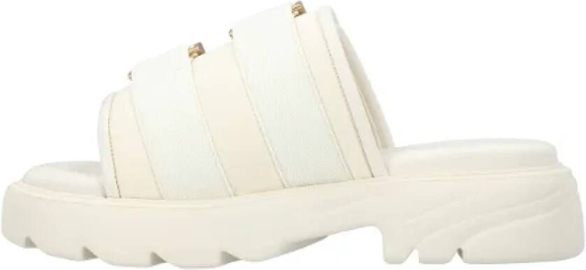 Bottega Veneta Leather sandals White Dames