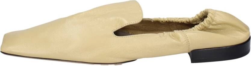 Bottega Veneta Leren Loafers voor Vrouwen Beige Dames