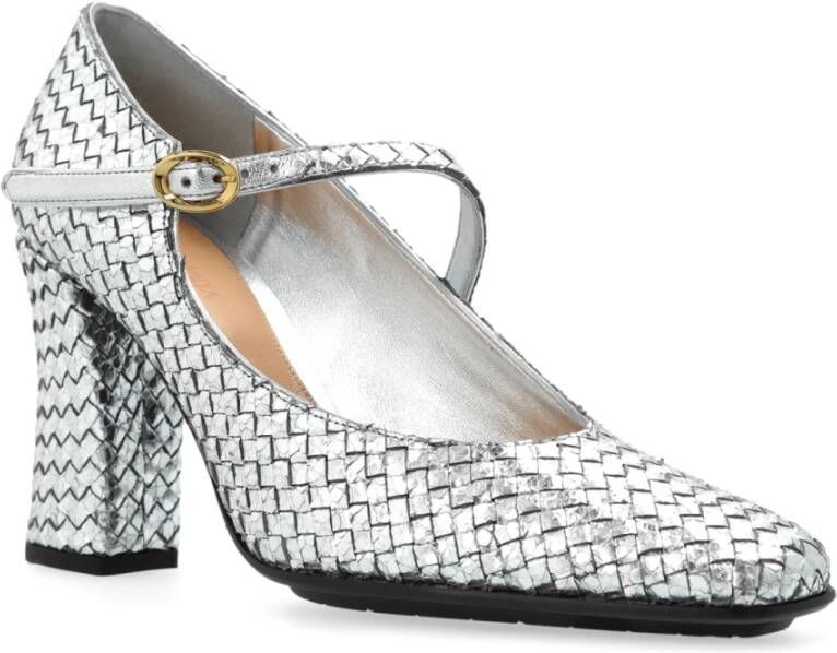 Bottega Veneta Leren schoenen met hak Gray Dames