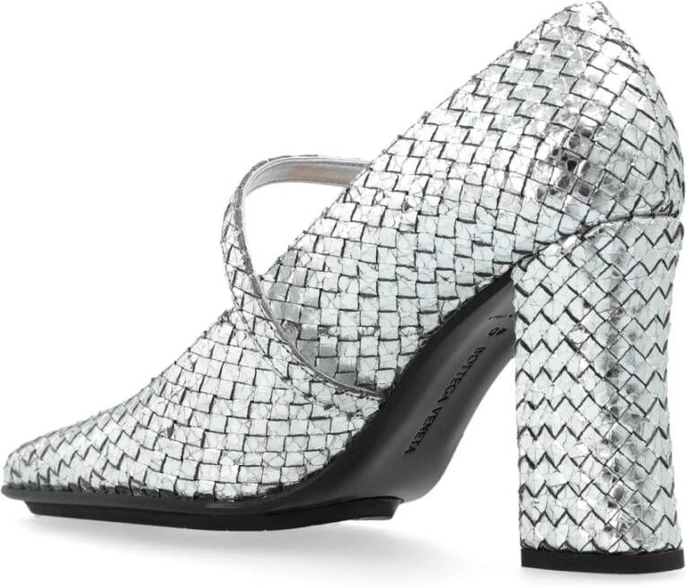 Bottega Veneta Leren schoenen met hak Gray Dames