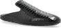 Bottega Veneta Leren slides Roma Black Heren - Thumbnail 4