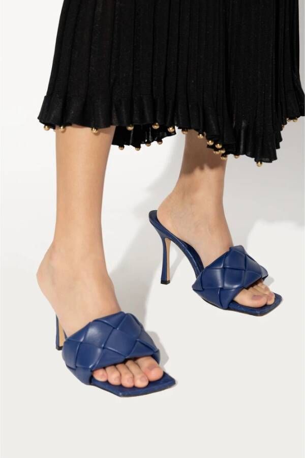 Bottega Veneta Lido heeled mules Blauw Dames