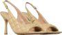 Bottega Veneta Metalasse Leren Sandalen Beige Dames - Thumbnail 2