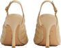 Bottega Veneta Metalasse Leren Sandalen Beige Dames - Thumbnail 3