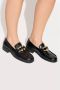 Bottega Veneta Leren Loafers met Goudkleurige Hardware Black Dames - Thumbnail 2