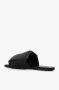 Bottega Veneta Zwarte leren Maxi Intreccio Mule Black Dames - Thumbnail 9