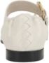 Bottega Veneta Platte Mary-Jane Schoenen Ivoor Leer Beige Dames - Thumbnail 3