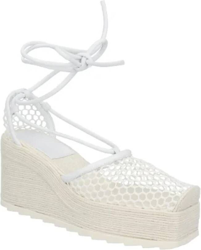 Bottega Veneta Polyester sandals White Dames