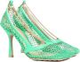 Bottega Veneta Groene Pumps met Kettingversiering Green Dames - Thumbnail 7