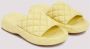 Bottega Veneta Gewatteerde Leren Sandalen Geel Oranje Yellow Dames - Thumbnail 3