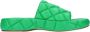 Bottega Veneta Quilted leather slides Groen Heren - Thumbnail 5