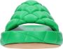 Bottega Veneta Quilted leather slides Groen Heren - Thumbnail 6