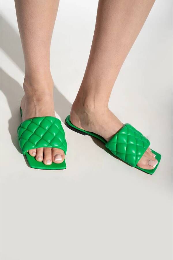 Bottega Veneta Schuifregelaars Groen Dames