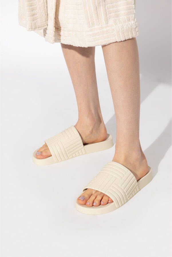 Bottega Veneta Rubber slides Beige Dames