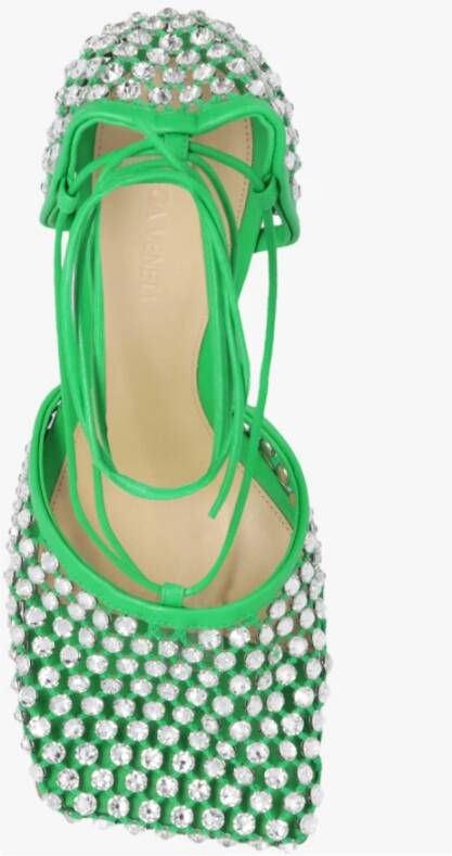 Bottega Veneta Sparkle Stretch pumps Groen Dames