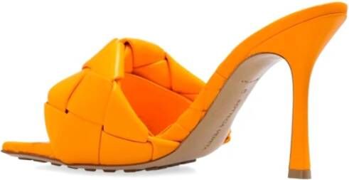 Bottega Veneta Stijlvolle Sandalen voor Vrouwen Orange Dames