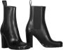 Bottega Veneta Storm Leren Enkellaarzen Black Dames - Thumbnail 2