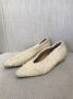 Bottega Veneta Vintage Pre-owned Canvas flats Beige Dames - Thumbnail 4