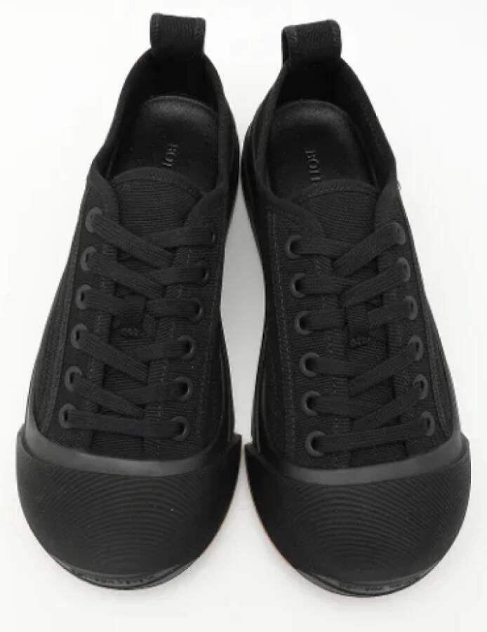 Bottega Veneta Vintage Pre-owned Canvas sneakers Black Dames