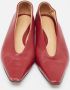 Bottega Veneta Vintage Pre-owned Fabric flats Red Dames - Thumbnail 3