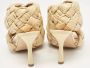 Bottega Veneta Vintage Pre-owned Fabric sandals Beige Dames - Thumbnail 4