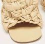 Bottega Veneta Vintage Pre-owned Fabric sandals Beige Dames - Thumbnail 6