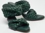 Bottega Veneta Vintage Pre-owned Fabric sandals Green Dames - Thumbnail 4