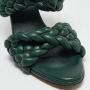 Bottega Veneta Vintage Pre-owned Fabric sandals Green Dames - Thumbnail 8