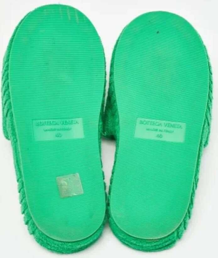 Bottega Veneta Vintage Pre-owned Fabric sandals Green Dames