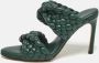 Bottega Veneta Vintage Pre-owned Fabric sandals Green Dames - Thumbnail 2