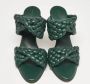 Bottega Veneta Vintage Pre-owned Fabric sandals Green Dames - Thumbnail 3